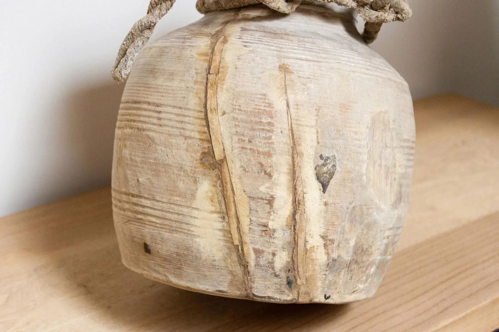 Wooden Rustic Vase-Devi - 8