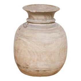 Primitive Bleached Water Pot-Kaman