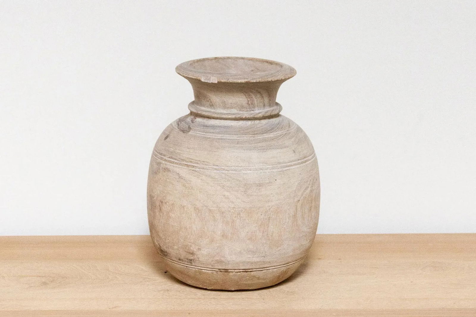 Primitive Bleached Water Pot-Kaman - 8