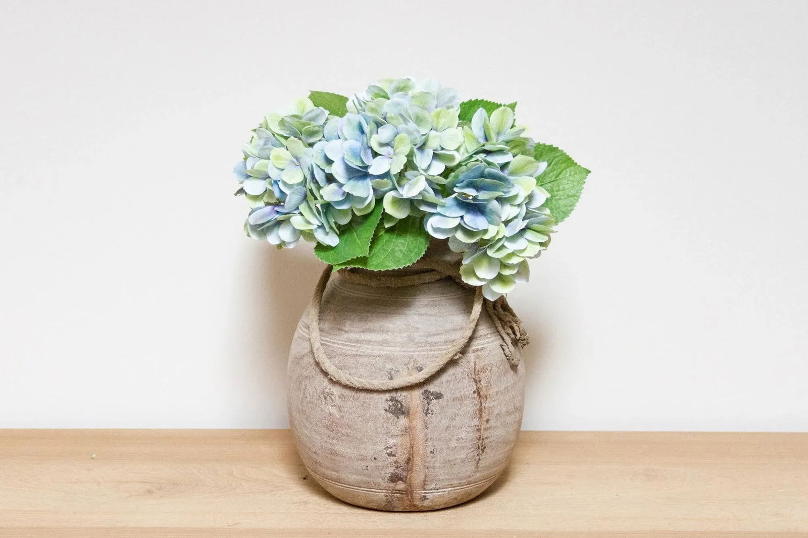 Primitive Handcarved Wooden Pot-Randk - 2