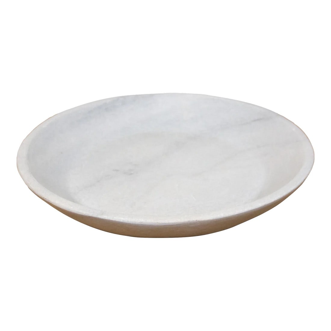 Southeast Asian Marble Bowl: Discover the perfect fusion of modern style and farmhouse influence with our white marble dough bowls. Inspired by the classic dough bowl design, this piece brings an exotic charm to any space. Hand-c
