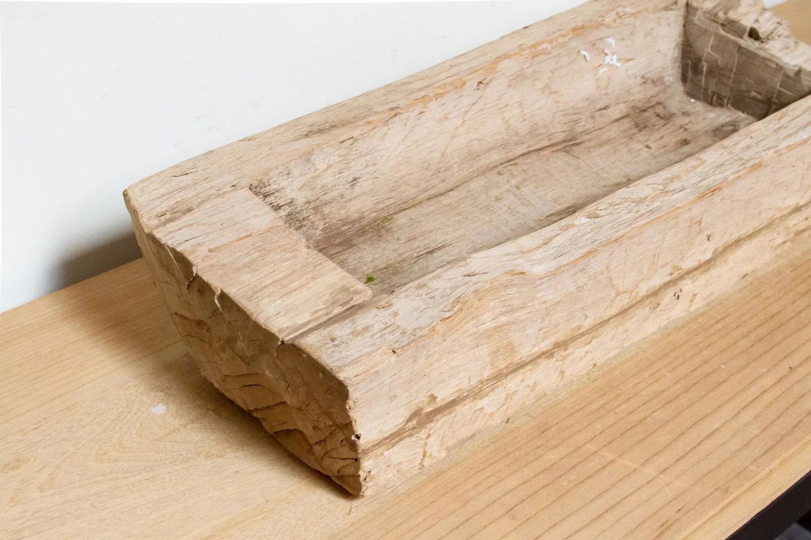 Mao Vintage Rustic Log Flower Vase - 4