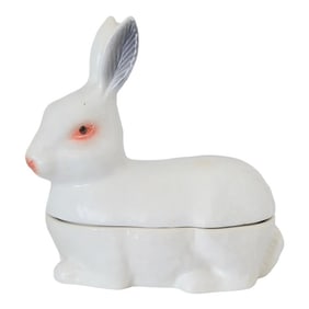 Midcentury French Rabbit Pâté Tureen