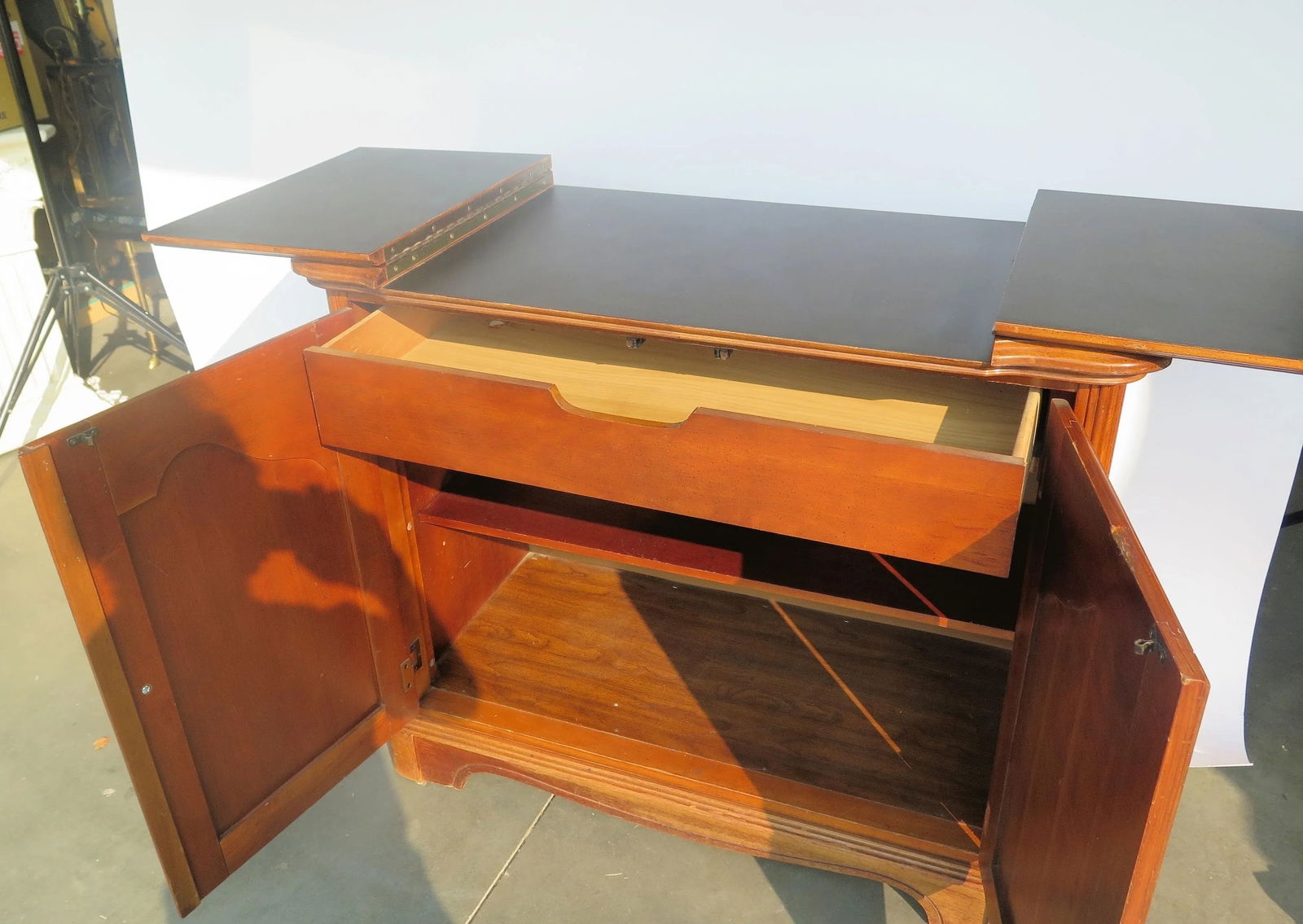 1940s Hard Maple Wood Bar/ Buffet - 2