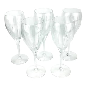 Vintage French Christofle Iriana Wine Glasses Set of 5