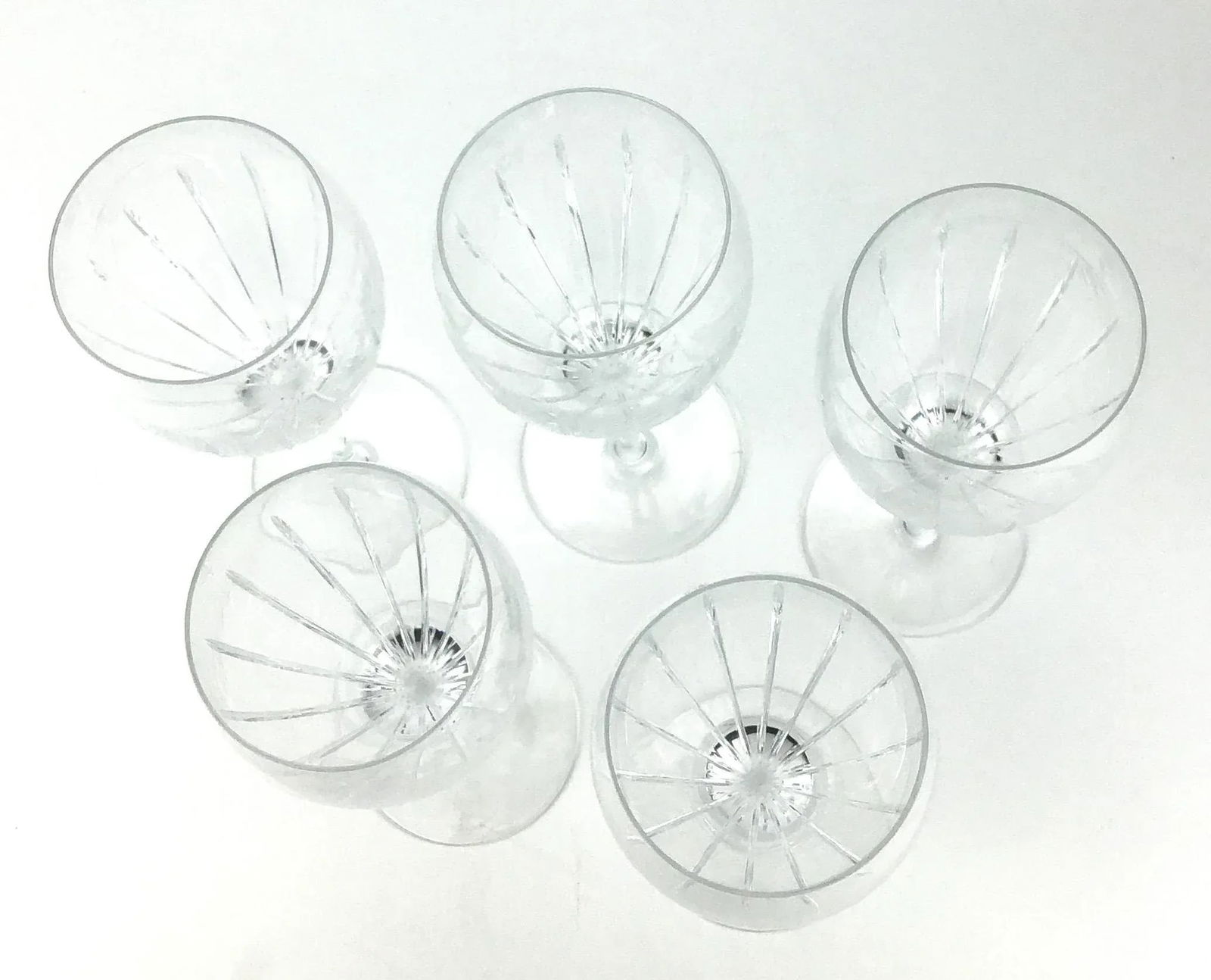 Vintage French Christofle Iriana Wine Glasses Set of 5 - 5