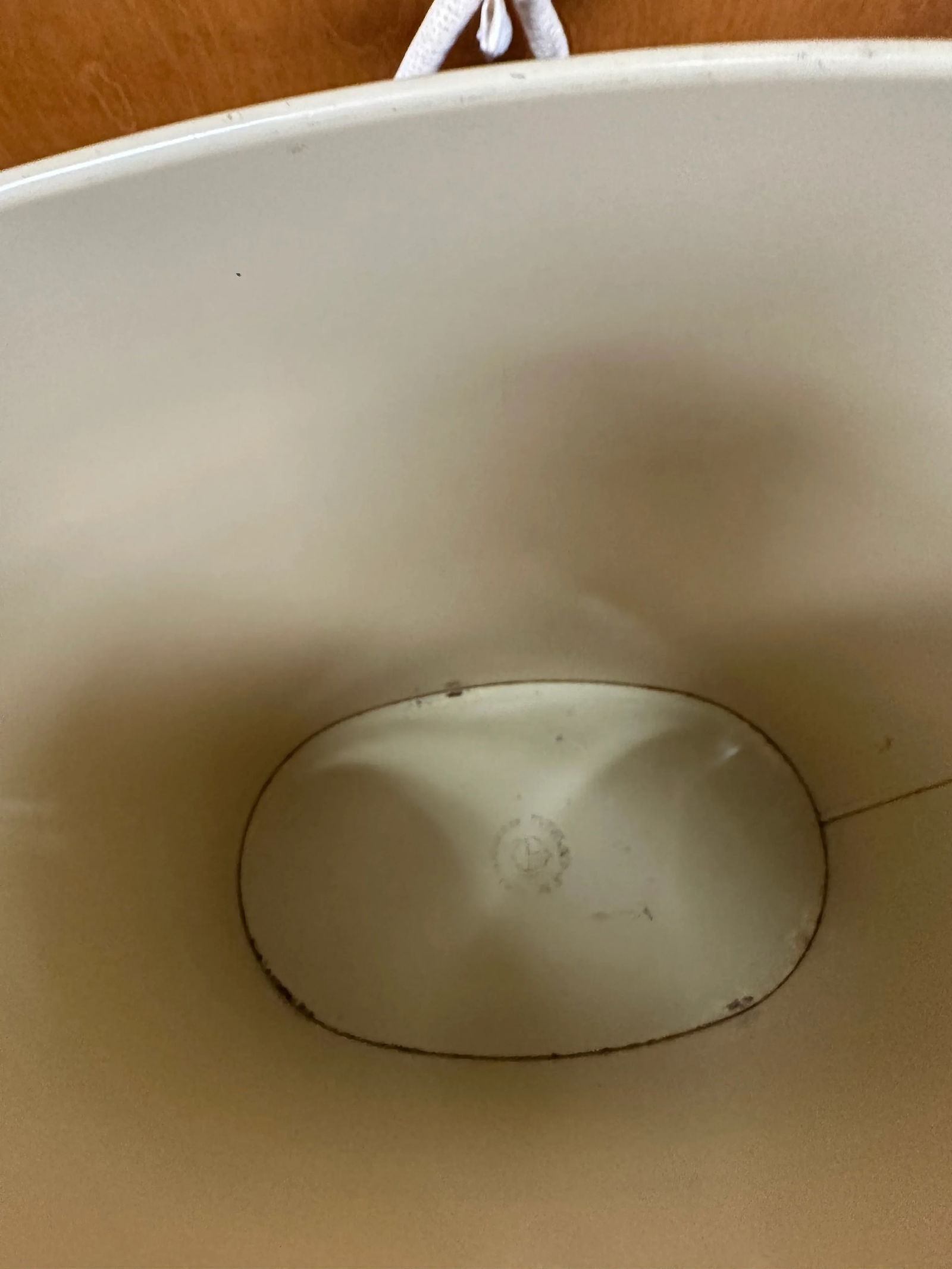 Vintage Oval Plus Willow Chinoiserie Tile Waste Basket - 6