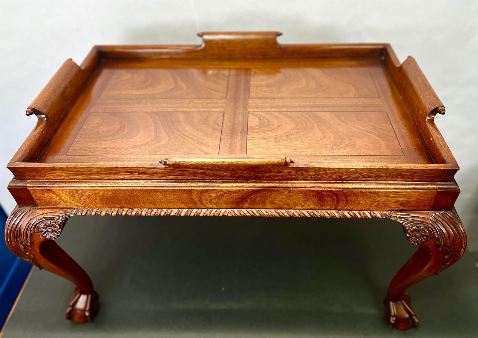 1940s Reprodux Tray Table From England - 2