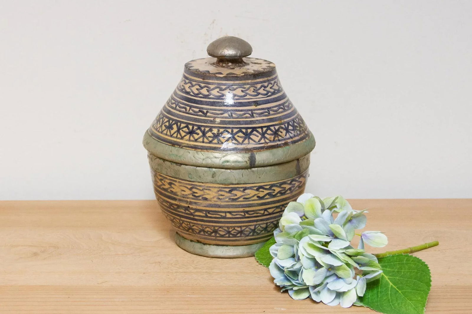 Vintage Moroccan Ceramic Vase - 2