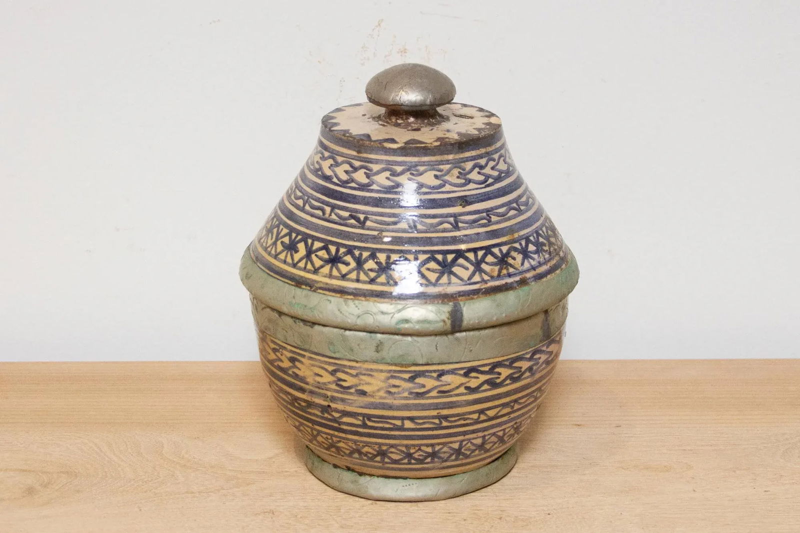 Vintage Moroccan Ceramic Vase - 3