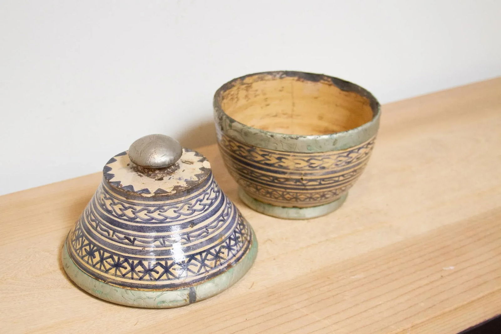 Vintage Moroccan Ceramic Vase - 4