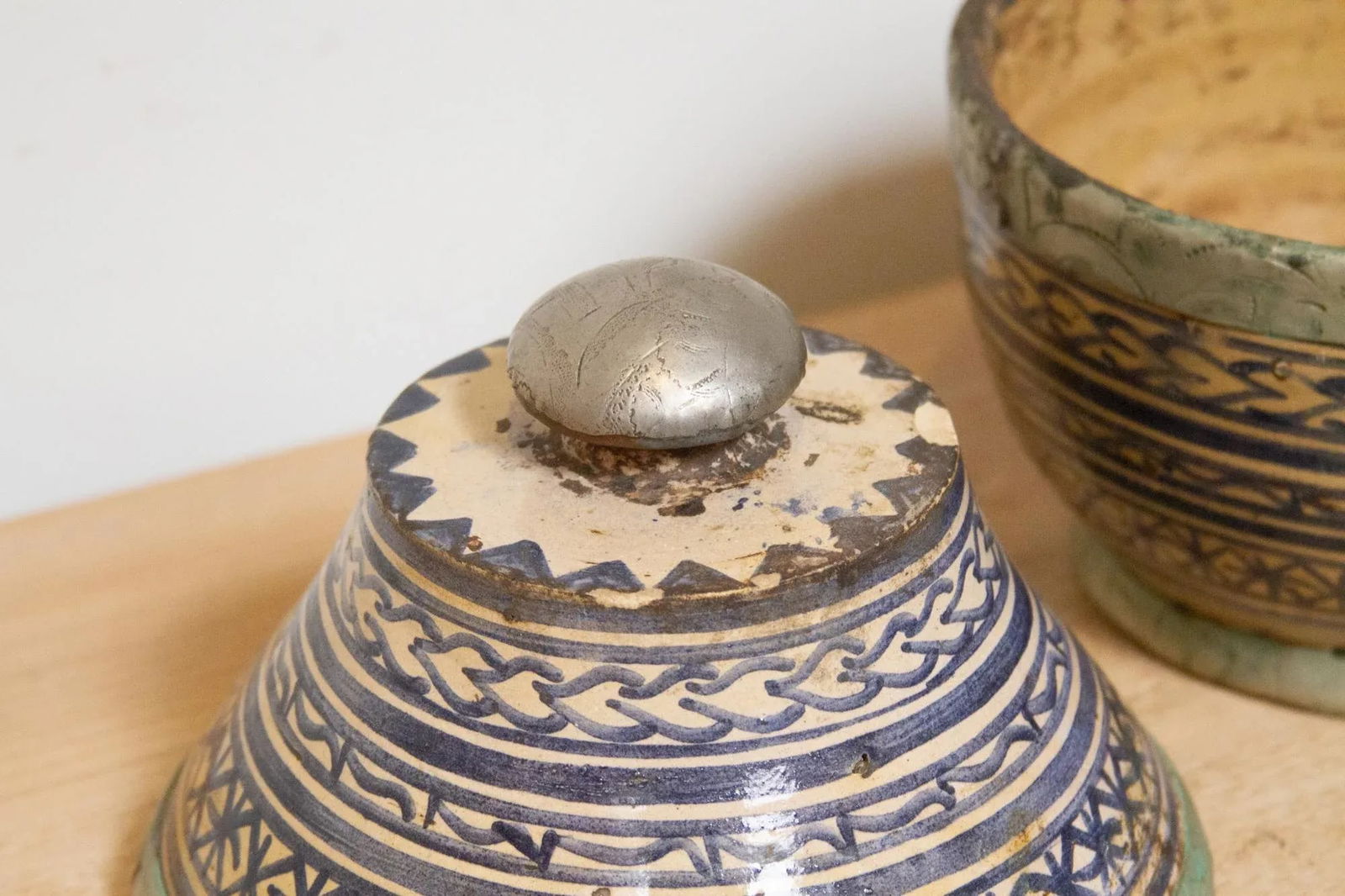 Vintage Moroccan Ceramic Vase - 5