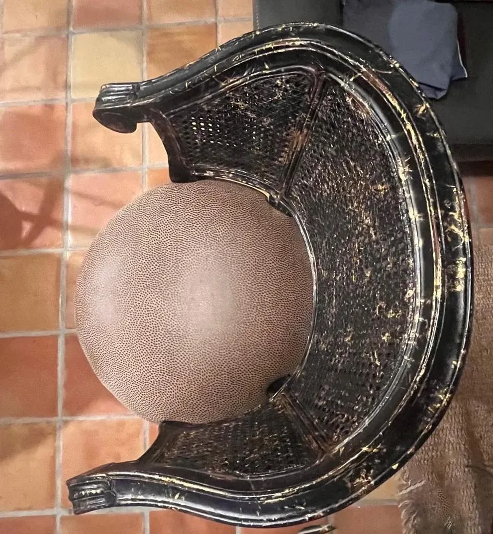 Pama Furniture Black and Gold Swivel Bar Stools - Set of 2 - 5