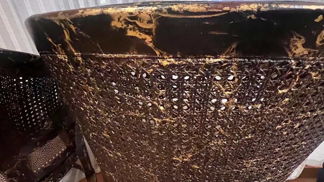 Pama Furniture Black and Gold Swivel Bar Stools - Set of 2 - 8