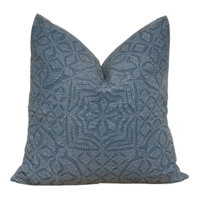 Azure Handmade Pillow Cover