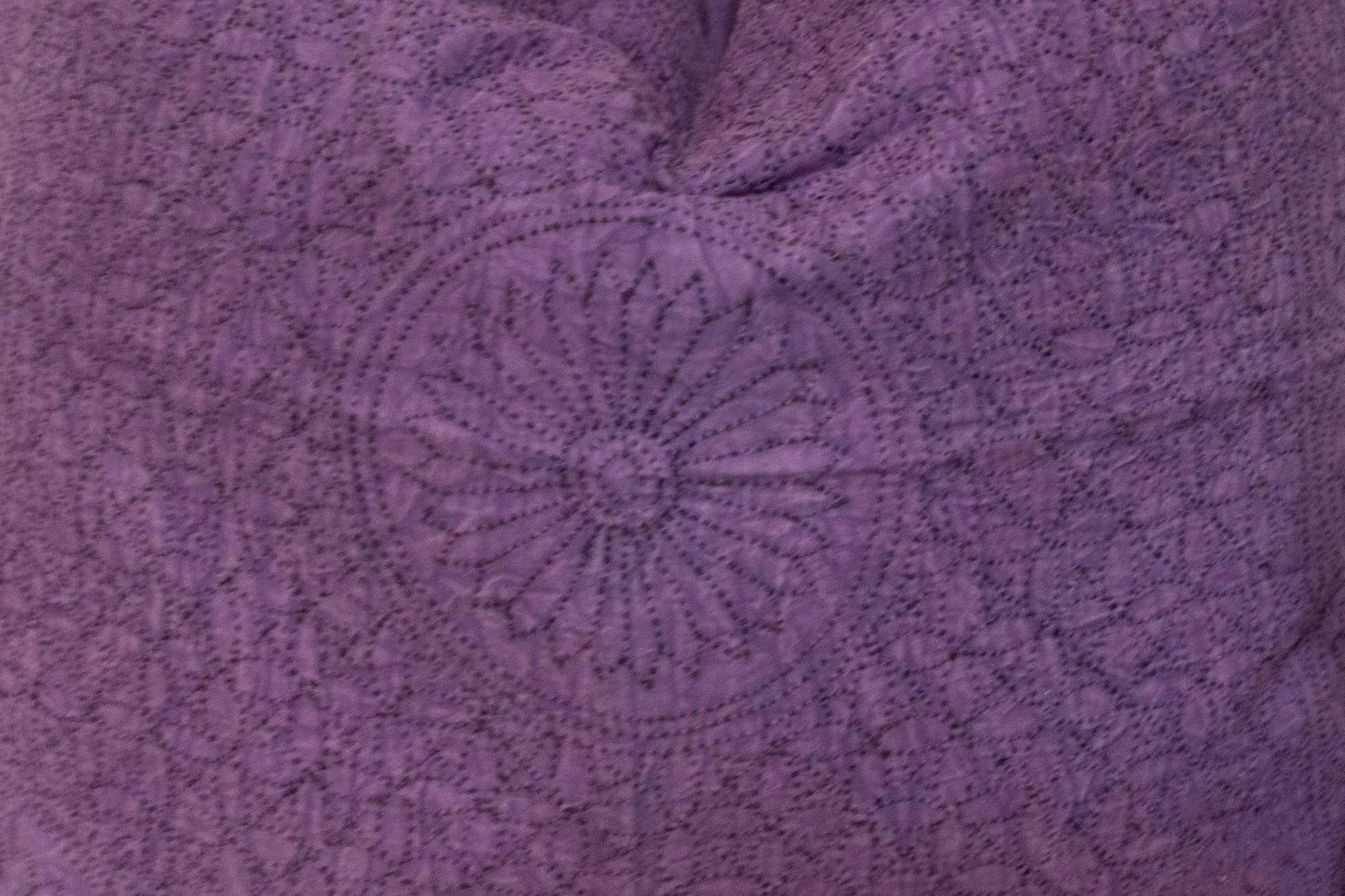 Ripe Plum Hand-Stitched Pillow Cover - 3