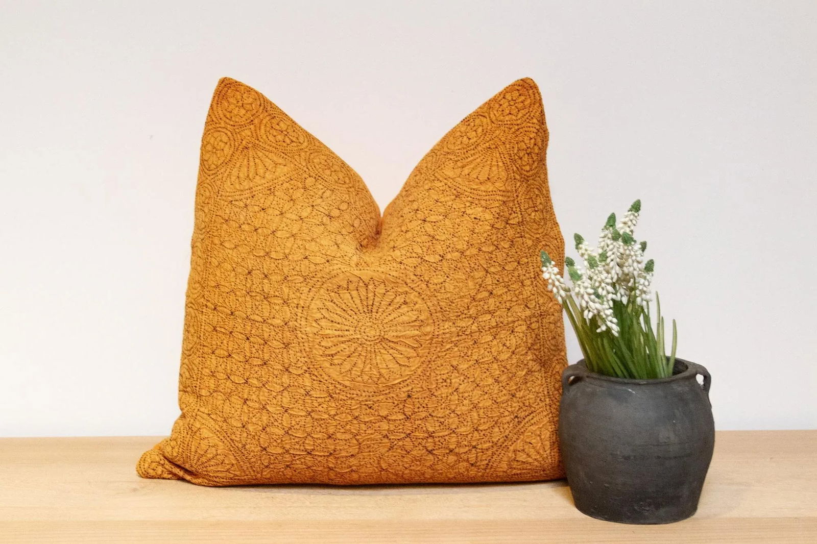 Amani Hand-Stitched Pillow Cover - 7