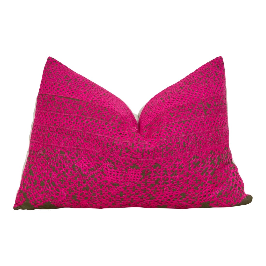 Murni Embroidered Floral Pillow