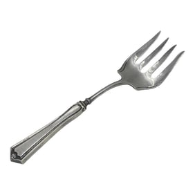 Early 20th Century American Silver Company Sterling Handle Cold Meat Fork