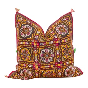 Anika Rajasthani Embroidered Decorative Pillow