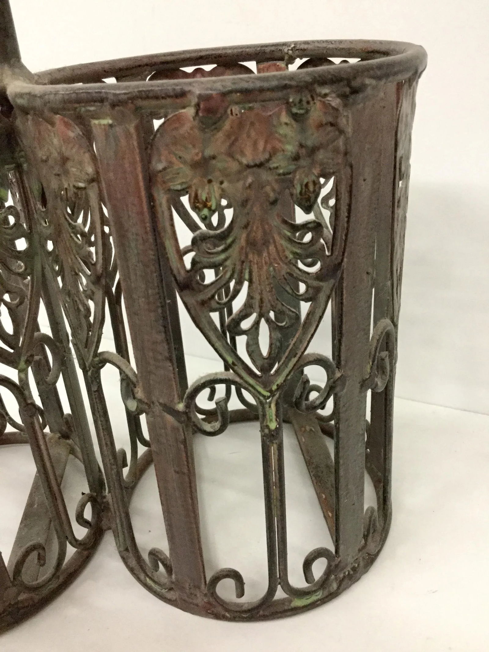 Vintage Metal Bottle Holder - 3