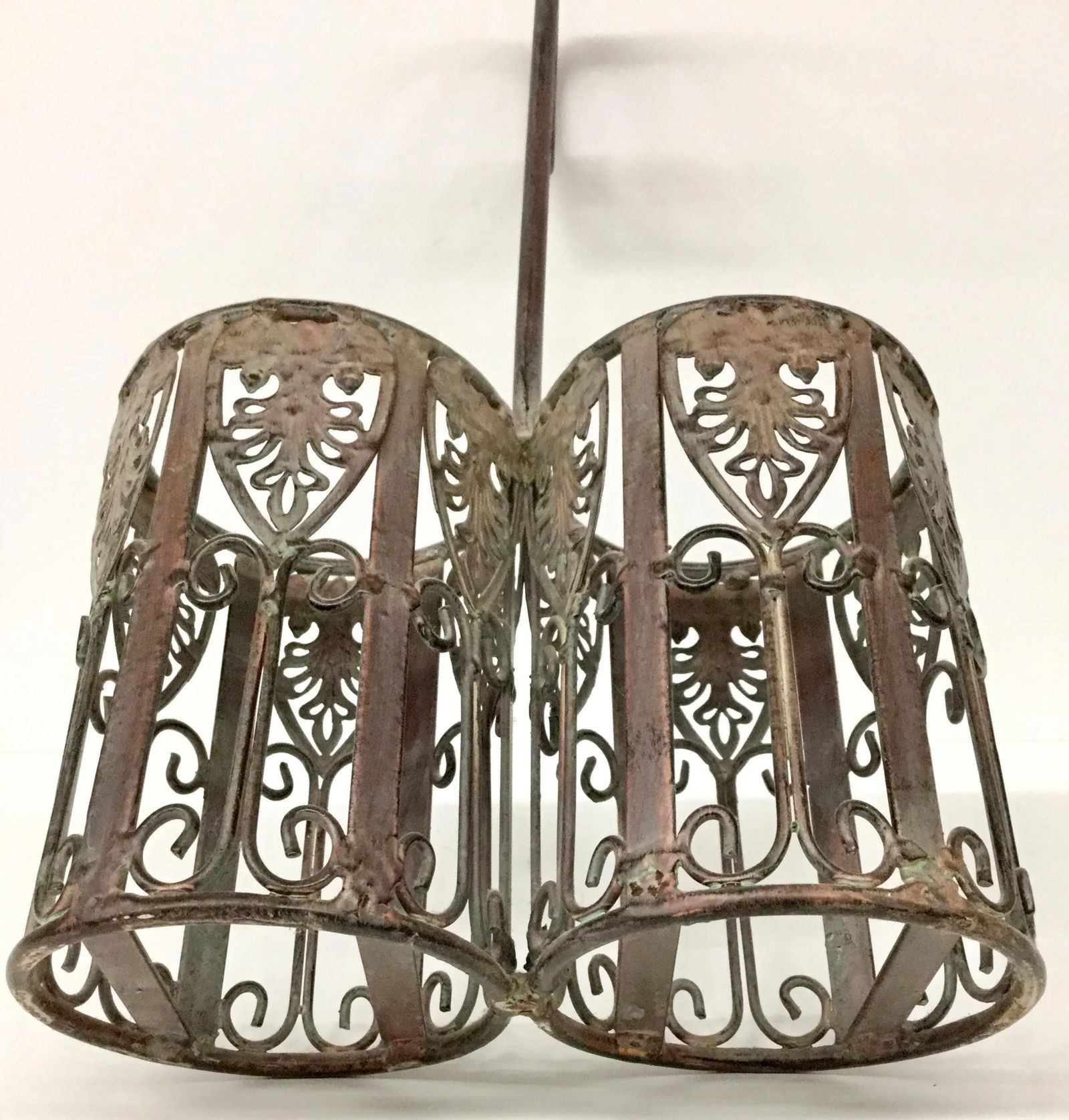 Vintage Metal Bottle Holder - 5