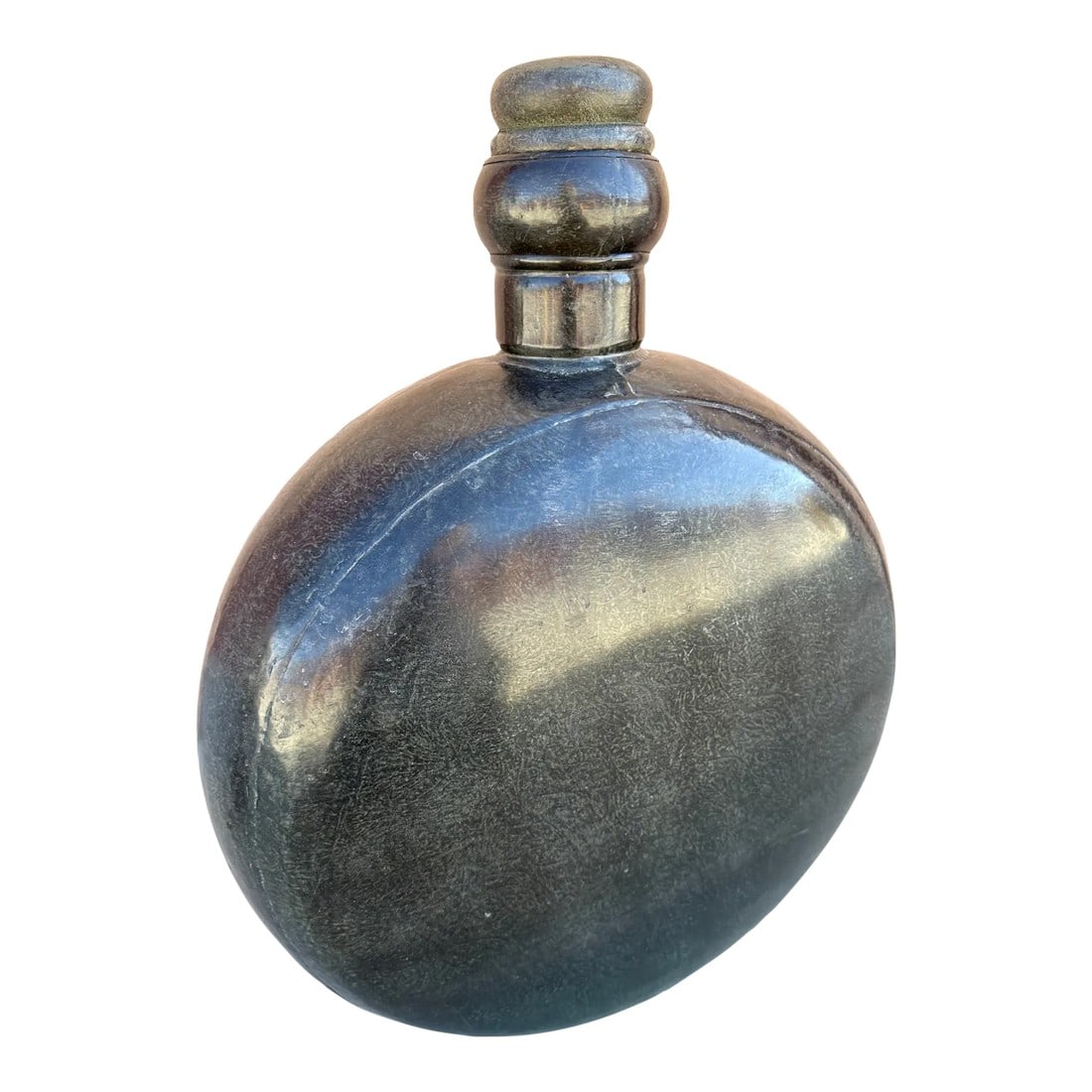 Vintage Large Steel Vase/Jug: Vintage Large Antique Steel Floor Vase. Great for decoration on the floor with faux branches or on a console table with flowers. 22in h x 7.5in d x 17in w Make sure to follow me, I have flash sales fo