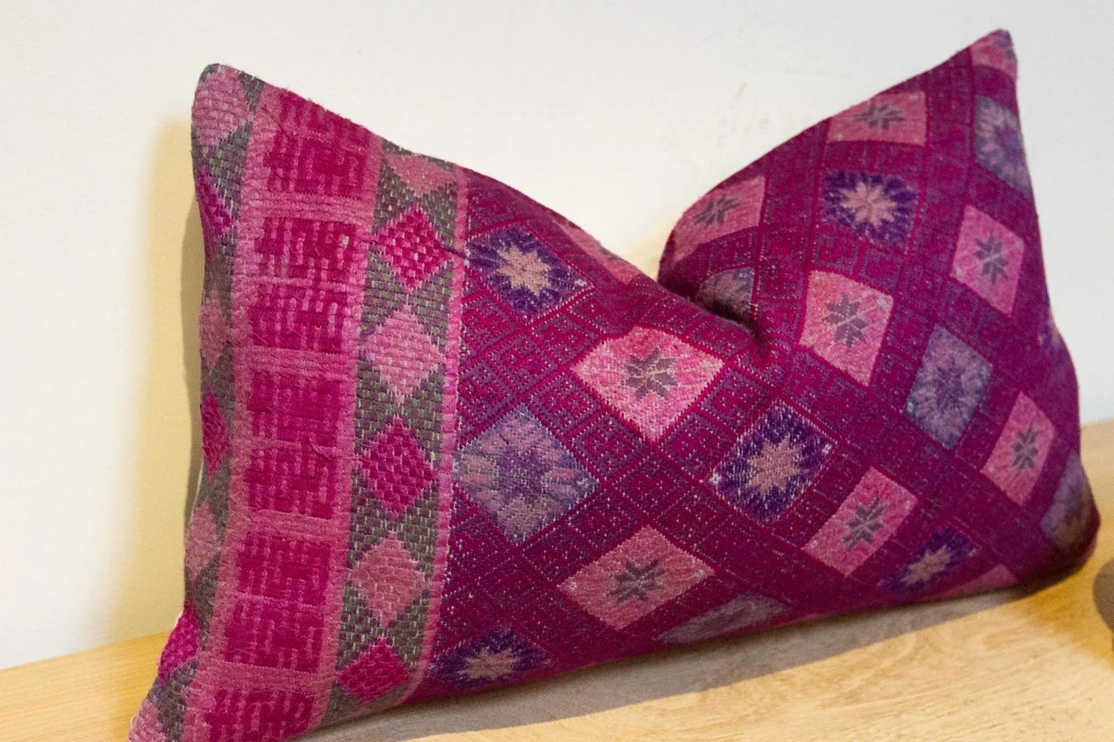 Ching Mai Vintage Hill Tribe Pillow - 3