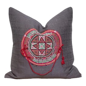 Sanna Antique Tapestry Linen Pillow