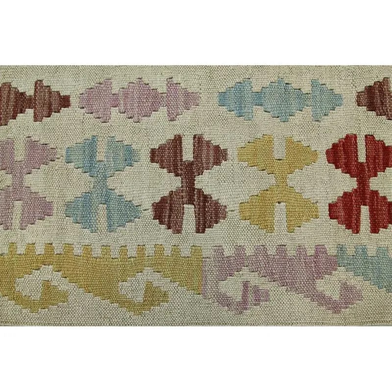Handwoven Turkish Kilim Rug - 4"²10"³ × 6"²7"³ - 8