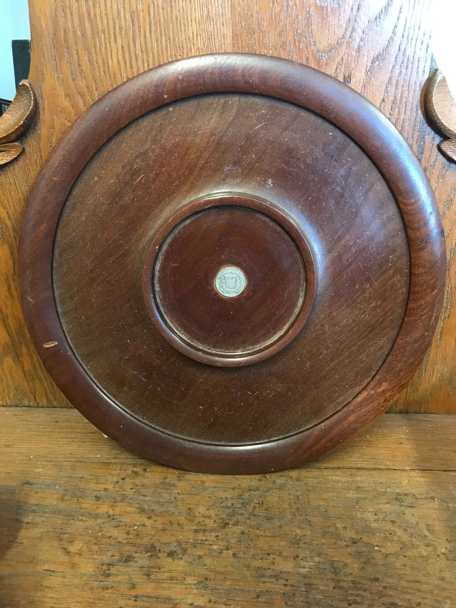 1960s Wood Decanter & Glasses Set- 8 Pieces - 8