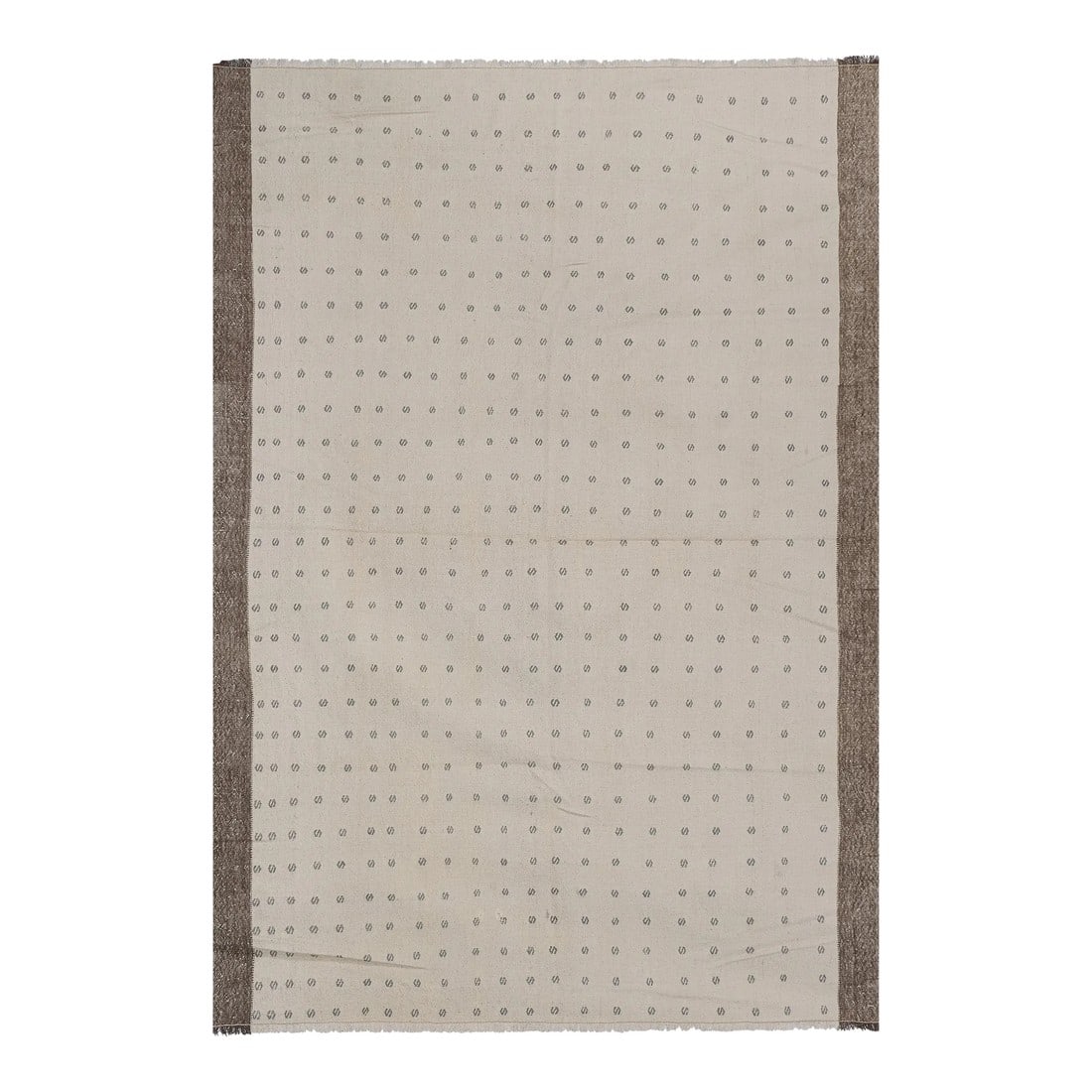 Turkish Abstract Kilim Rug 5'4'' X 7'6'': Turkish Abstract Kilim Rug 5'4'' X 7'6'' 64'' x 91'' / 162 x 230 Cm Hand woven with high quality pure wool Excellent condition From TURKEY Works well with all styles of home decor-adds Condition: