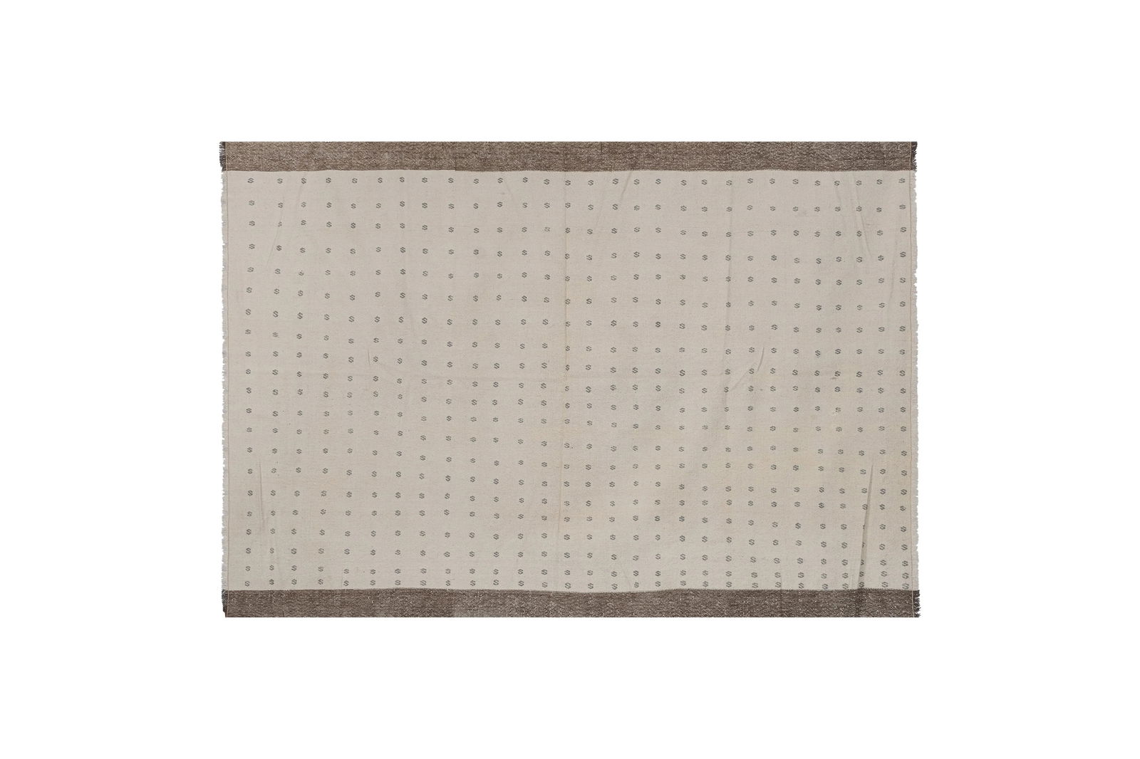 Turkish Abstract Kilim Rug 5'4'' X 7'6'' - 2