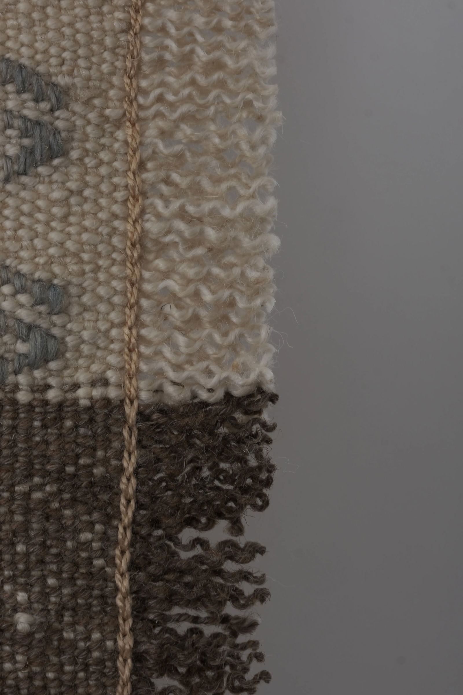 Turkish Abstract Kilim Rug 5'4'' X 7'6'' - 9