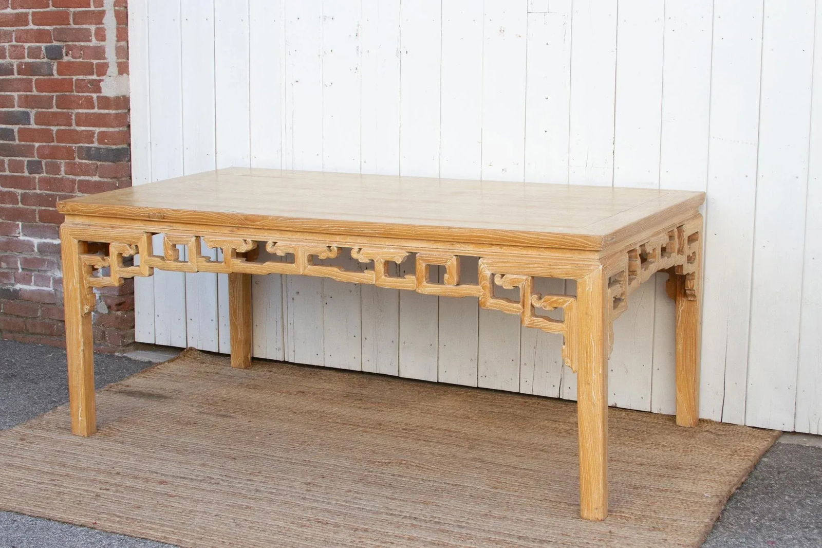 Reclaimed Elm Qing Style Dining Table - 4