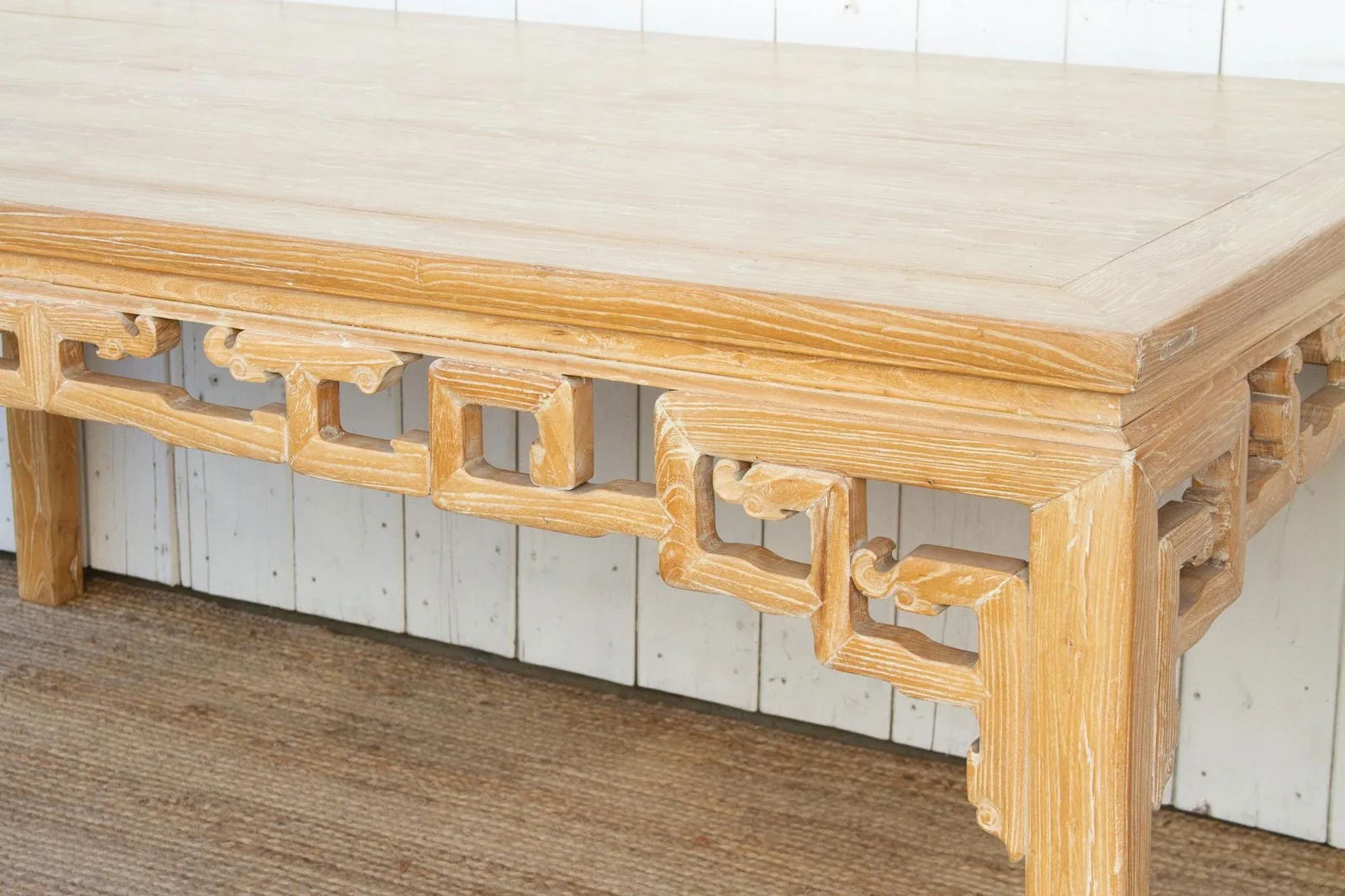 Reclaimed Elm Qing Style Dining Table - 5