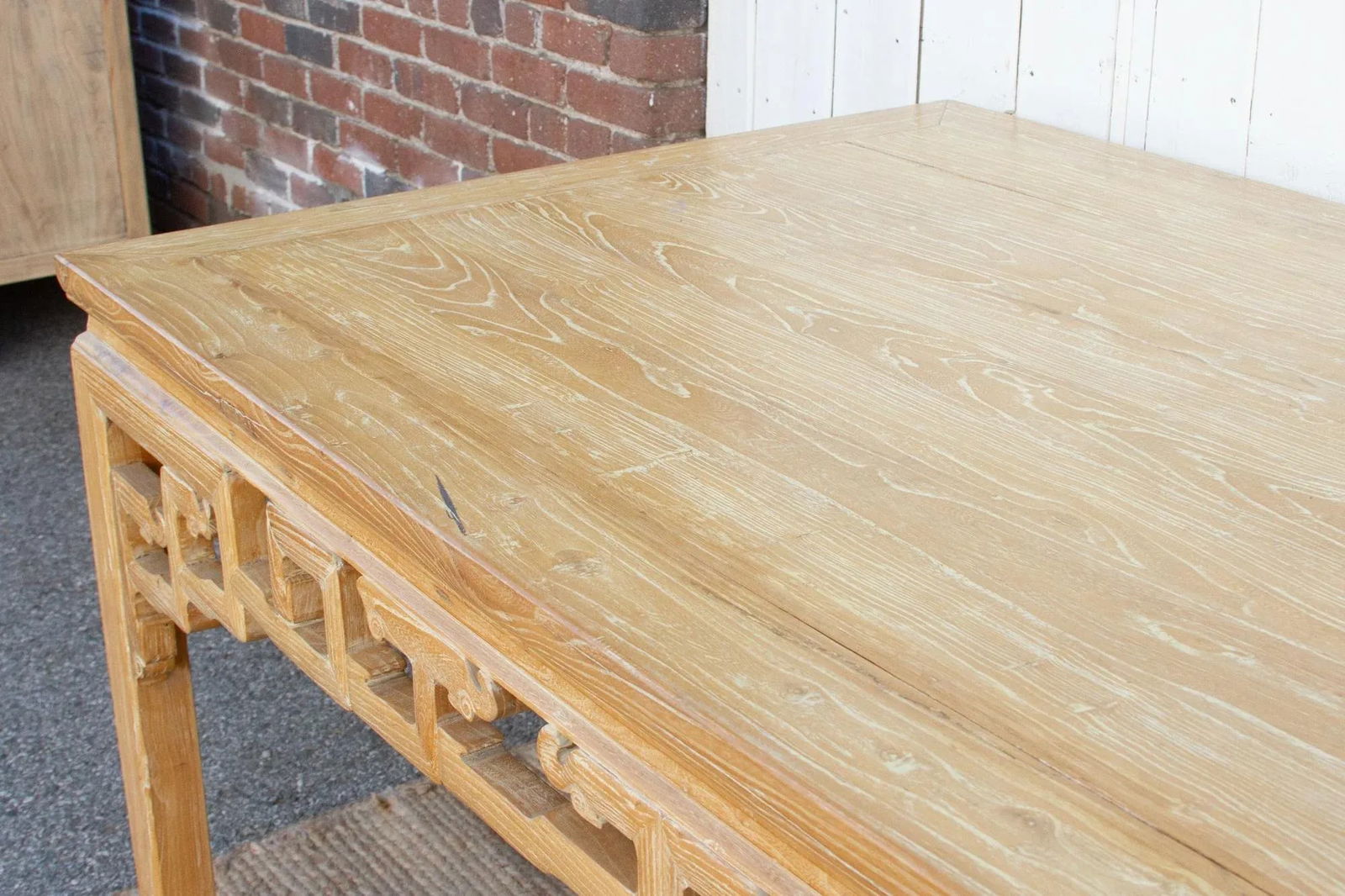 Reclaimed Elm Qing Style Dining Table - 6