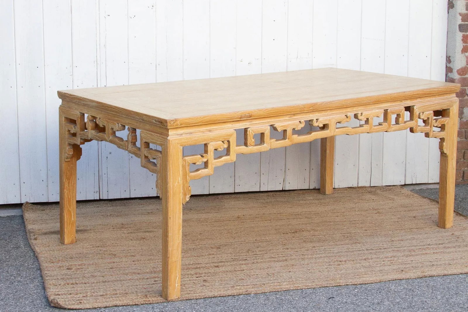 Reclaimed Elm Qing Style Dining Table - 7