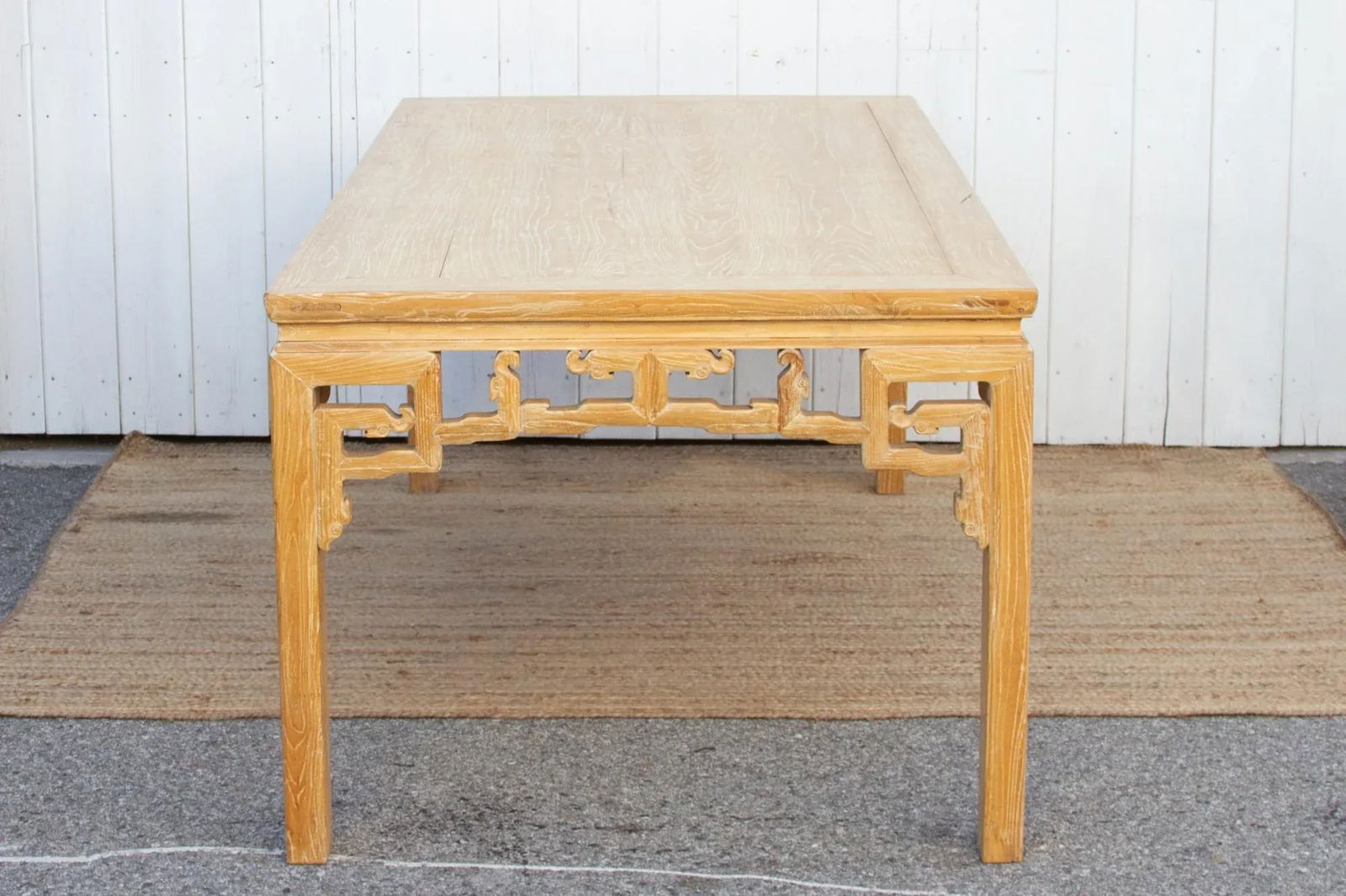 Reclaimed Elm Qing Style Dining Table - 8