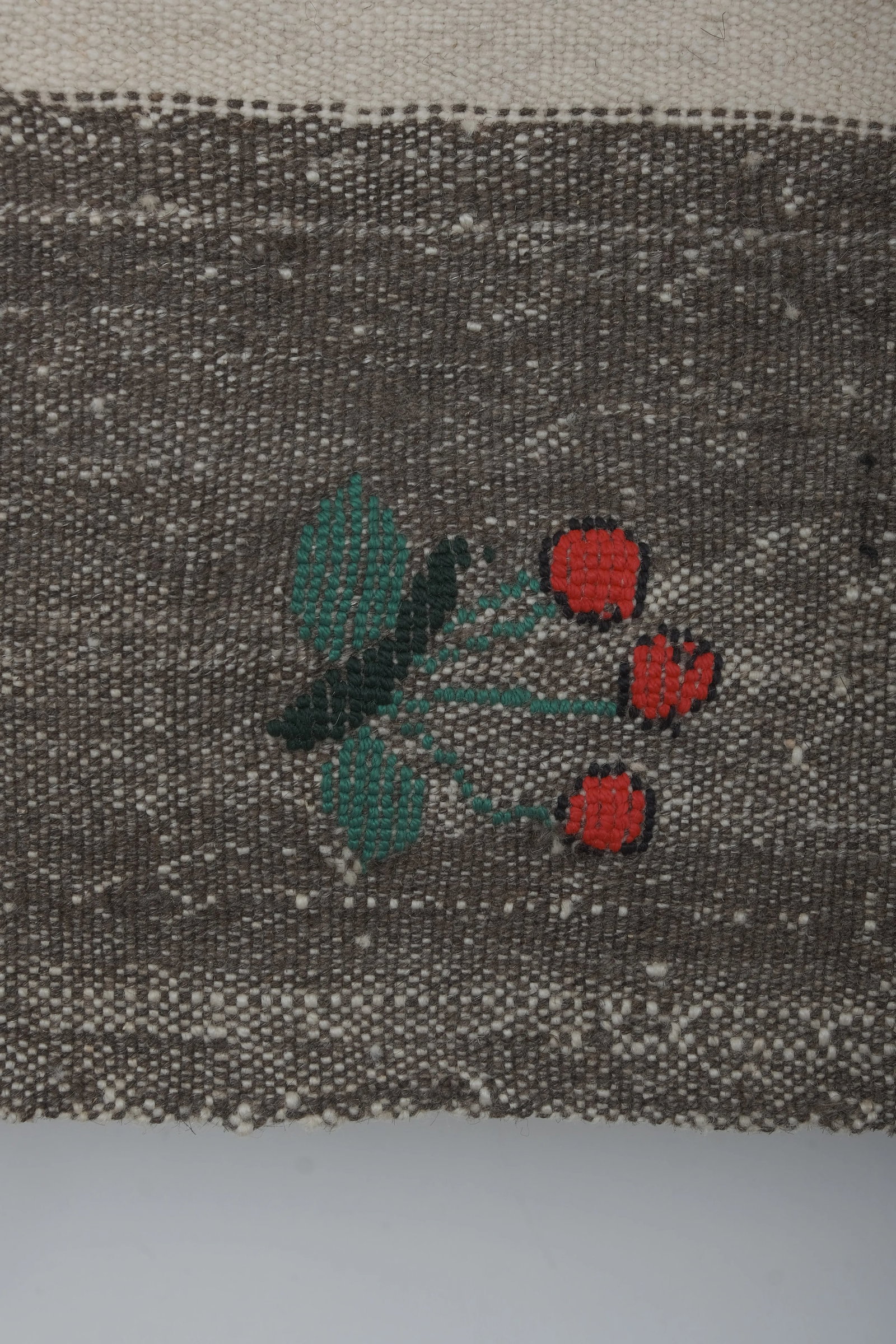 Aubusson Fruit Pattern Turkish Kilim Rug - 11