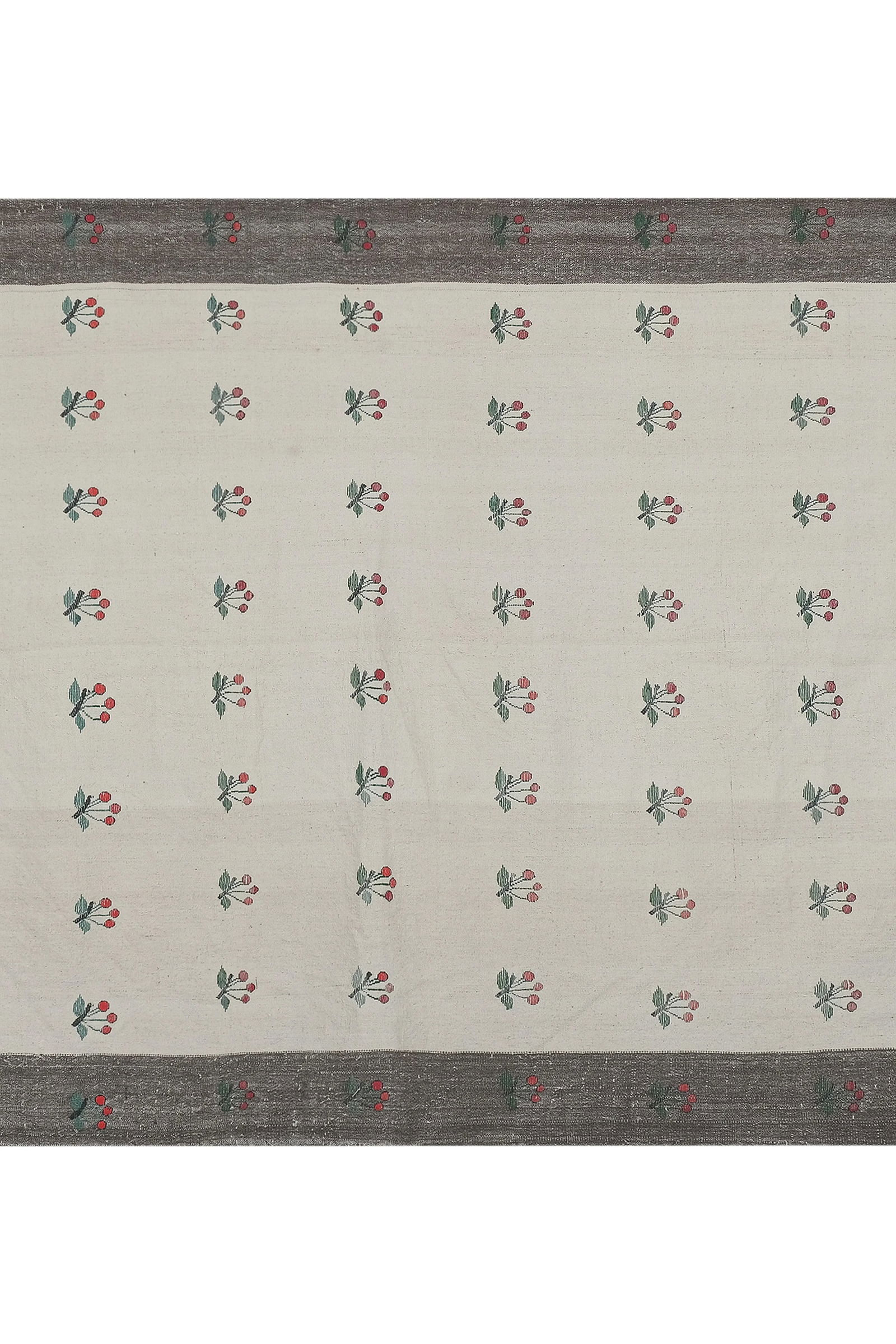 Aubusson Fruit Pattern Turkish Kilim Rug - 4