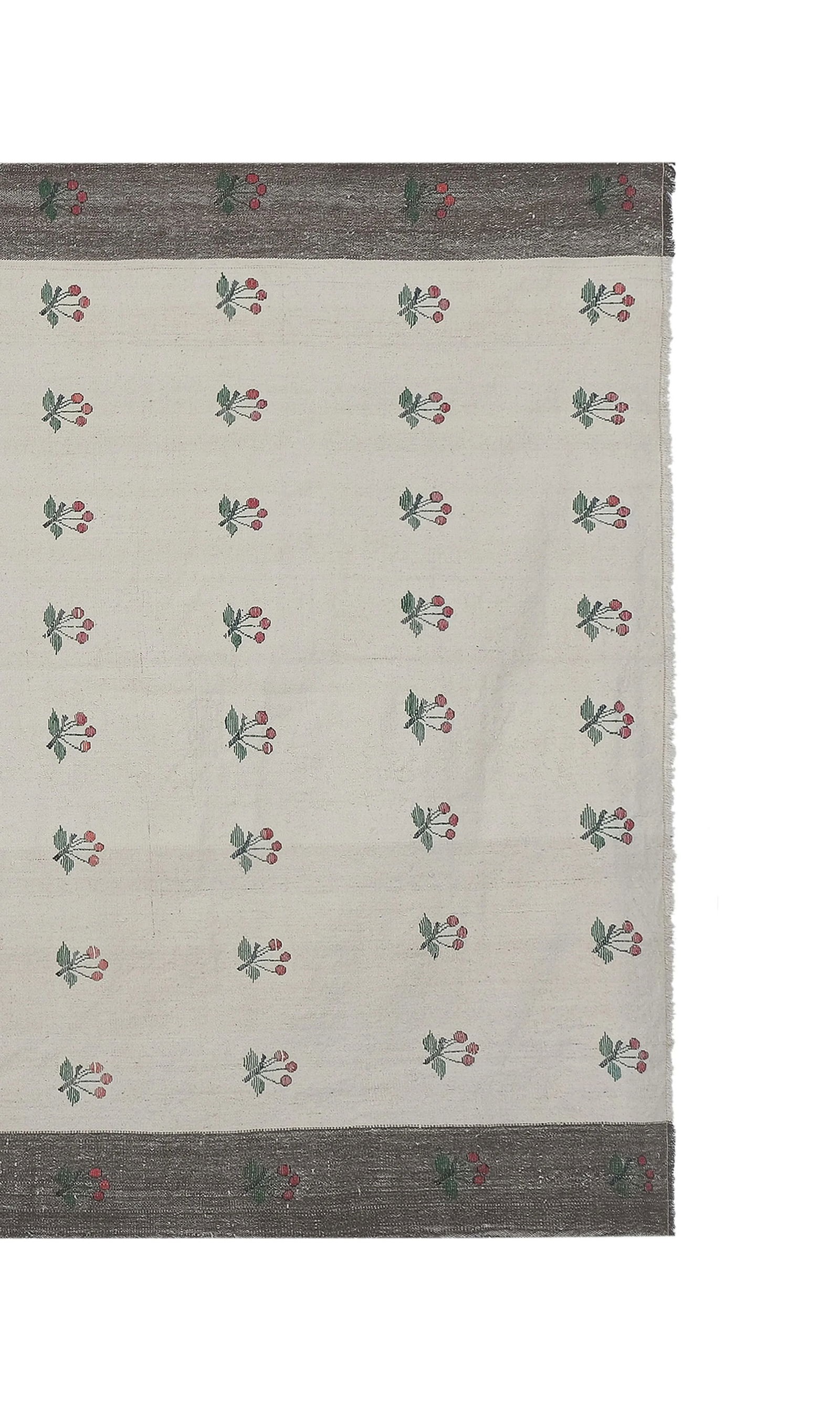 Aubusson Fruit Pattern Turkish Kilim Rug - 5