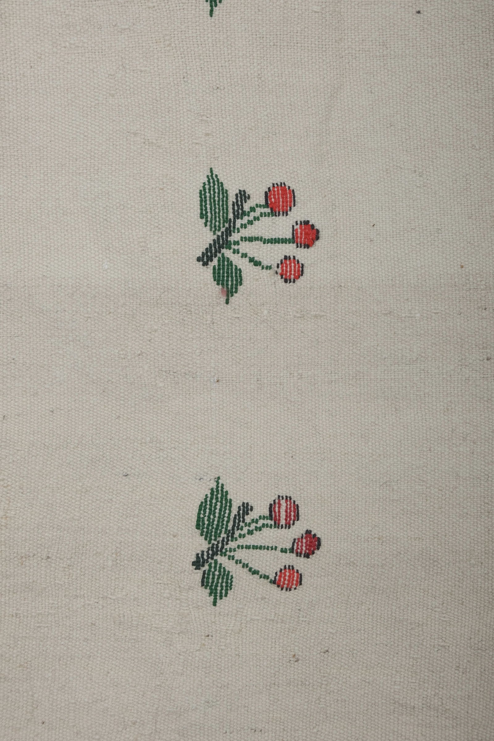 Aubusson Fruit Pattern Turkish Kilim Rug - 9