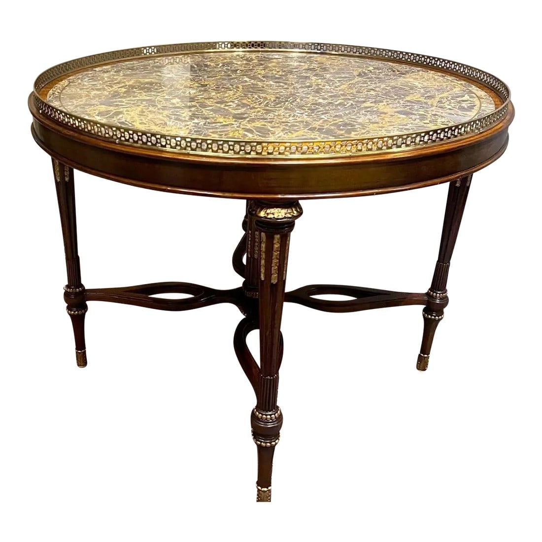 1990s Maitland-Smith Round Center Table (1 of 10)