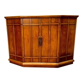 1960s John Van Koert for Drexel 2-Door Walnut Cabinet