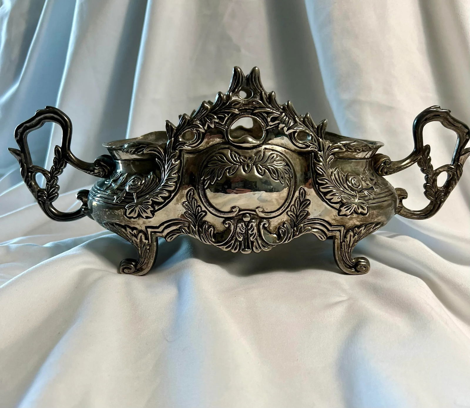 Vintage Godinger Silver Plate Jardiniere Art Nouveau Centerpiece - 2