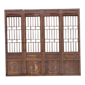 Set of Four, 19th Century Farmhouse Screen Panels