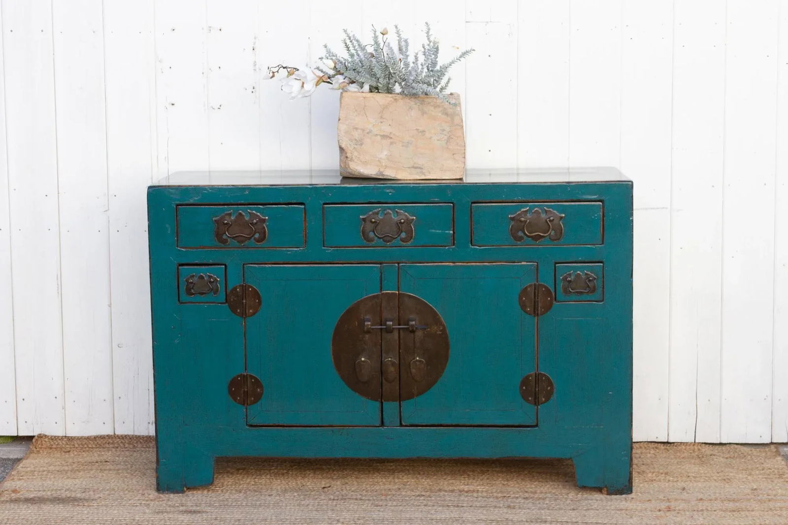 Persian Blue Tianjin Dresser Cabinet - 2