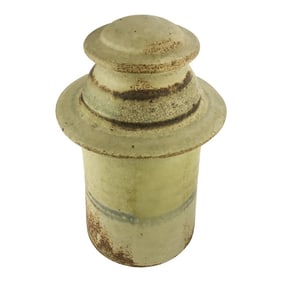 Vintage Artisan Pottery Studio Hand Crafted Covered Storage Container