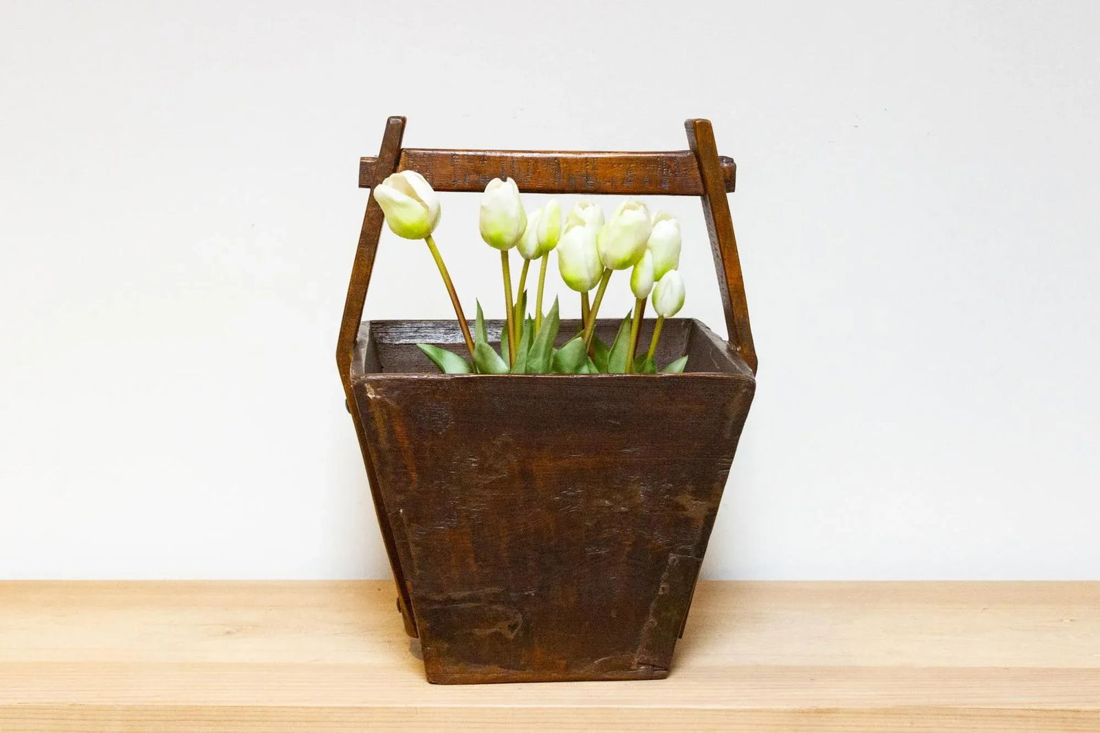 Primitive Asian Harvest Basket - 7